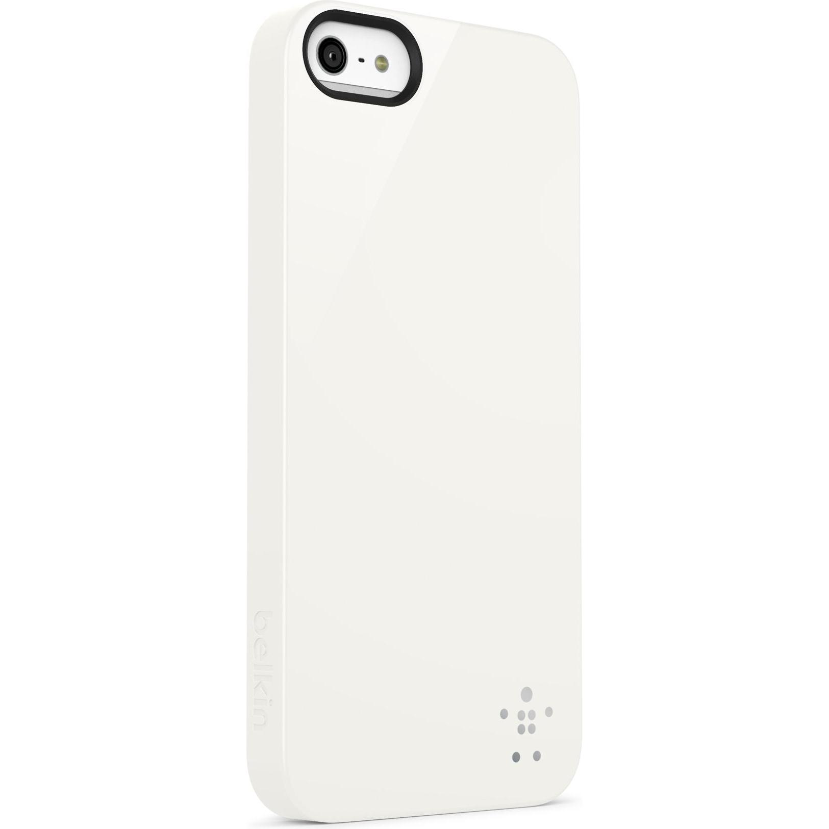 Belkin Acryl Shield für iPhone 5 - Weiss (Apple iPhone 5), Smartphone Hülle, Weiss