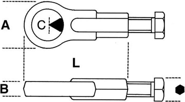 Produktbild BETA 017090010 1709/10 Mutternsprenger 17 mm (M10)