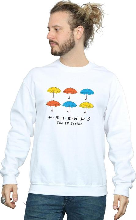 Actual product image Friends Mens Coloured Umbrellas Sweatshirt (4XL)