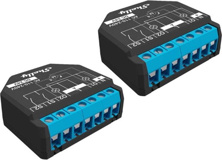 Actual product image Shelly Plus 2PM (Switch actuator)