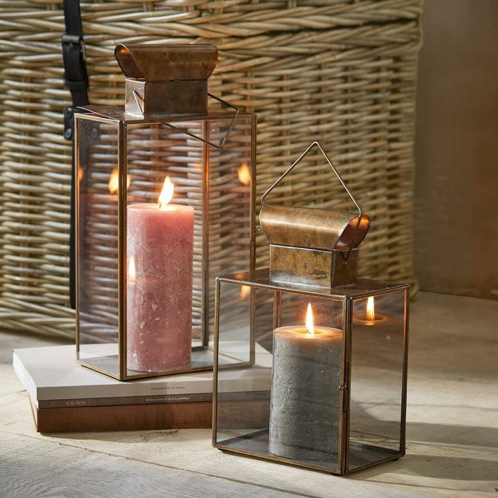 Immagine prodotto Loberon Set di 2 lanterne Pluton oro antico