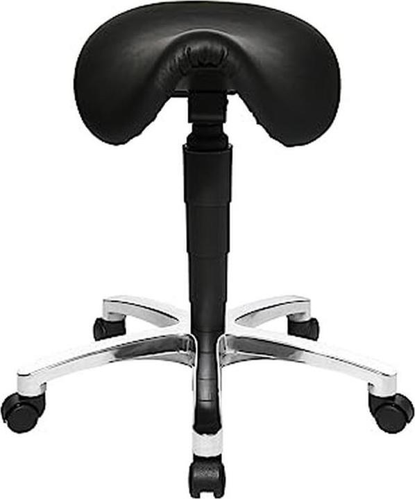 Produktbild Topstar Sitzhocker/Stehhilfe "Bonanza", Echtleder, schwarz