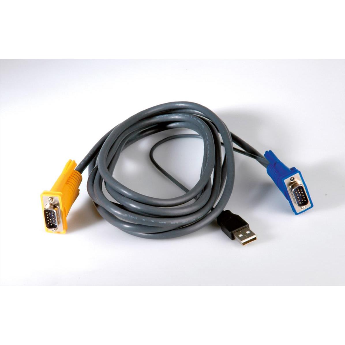 Value Cavo KVM (USB) per 14.99.3222/.3223 3.0m, Cavi Switch KVM