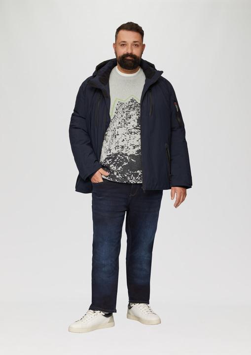 Produktbild S.Oliver Strickpullover Strickpullover mit Jacquard-Artwork (3XL)