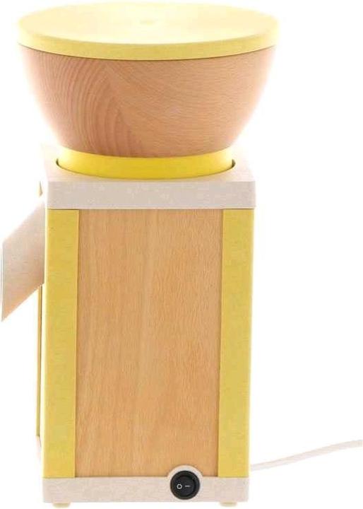 Image du produit Komo Moulin à céréales Mio jaune en hêtre Moteur 400 watts