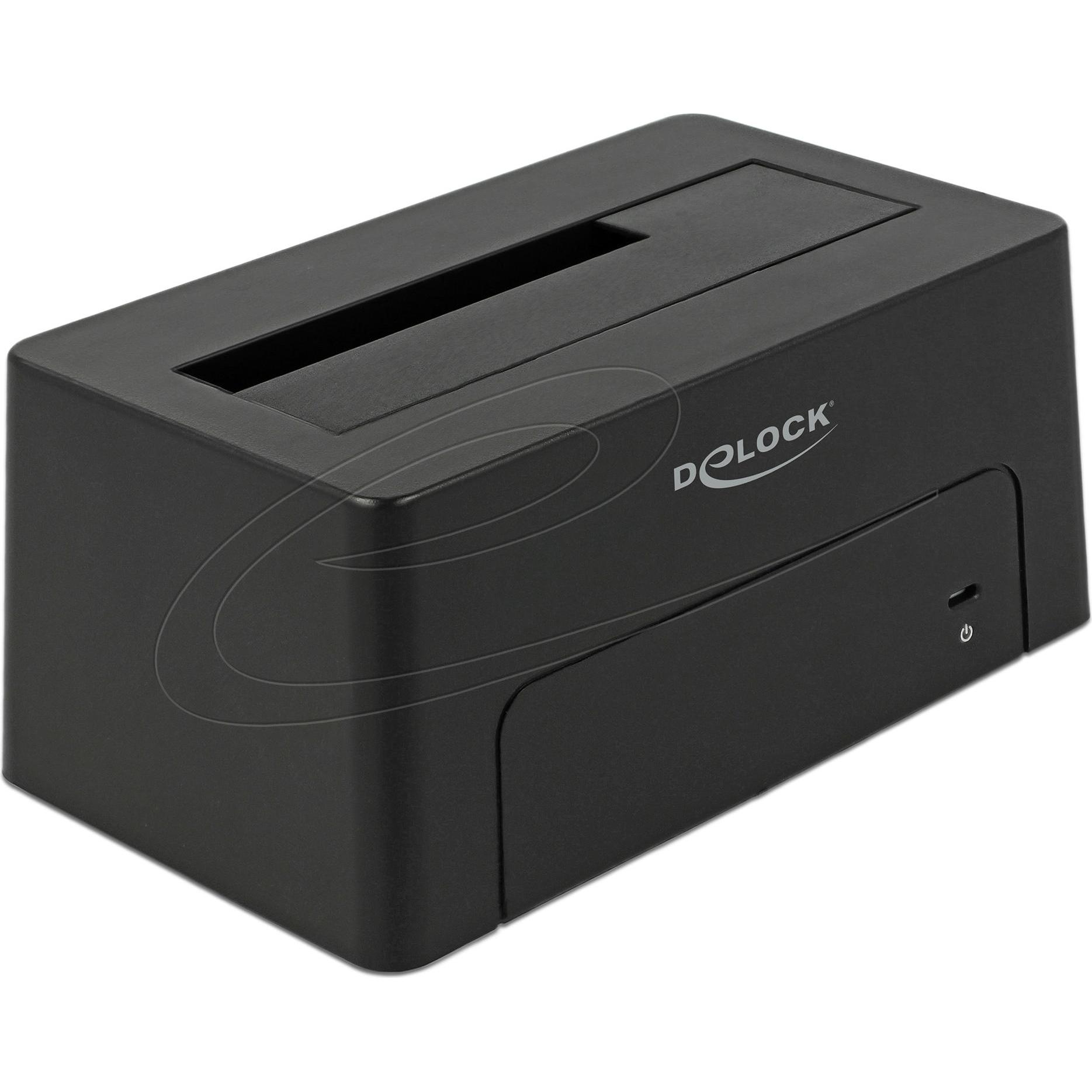 Delock 63958 (USB-C, 1 porzione), Docking station + Hub USB, Nero