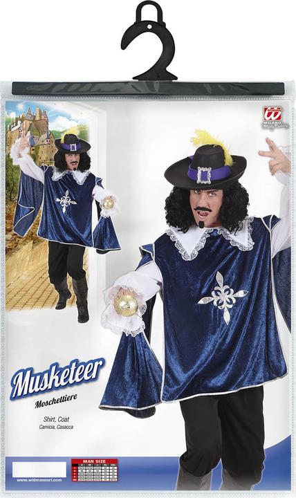 Actual product image Widmann Musketeer costume (shirt, tunic) (M)