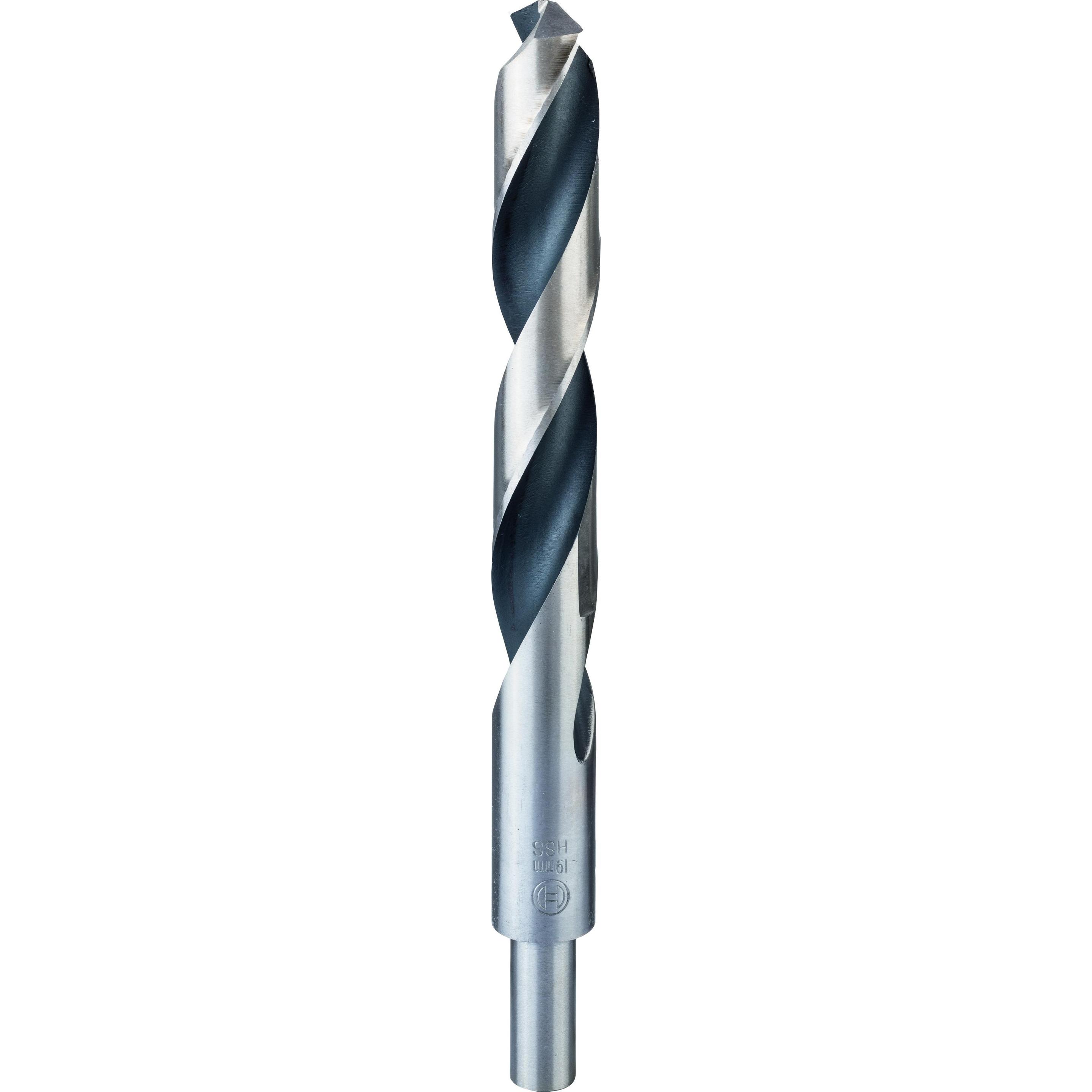 Thumbnail - Bosch Professional Zubehör, Bohrereinsatz, Metallspiralbohrer HSS PointTeQ, DIN 338, mit reduziertem Schaft, 19,0 mm (19...