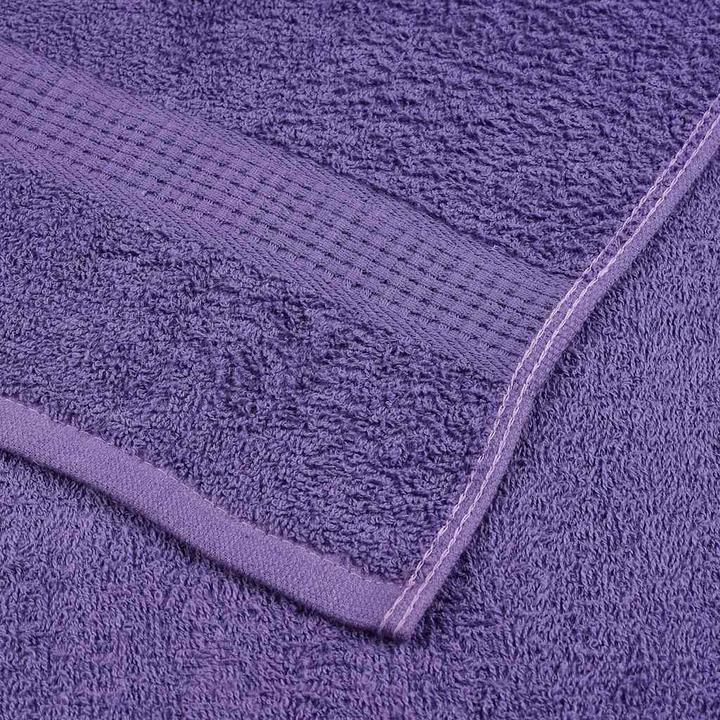 Actual product image vidaXL Bath towels 4 pcs. Purple 100x150 cm 360 g/m² 100% cotton shower towel (100 x 150 cm)