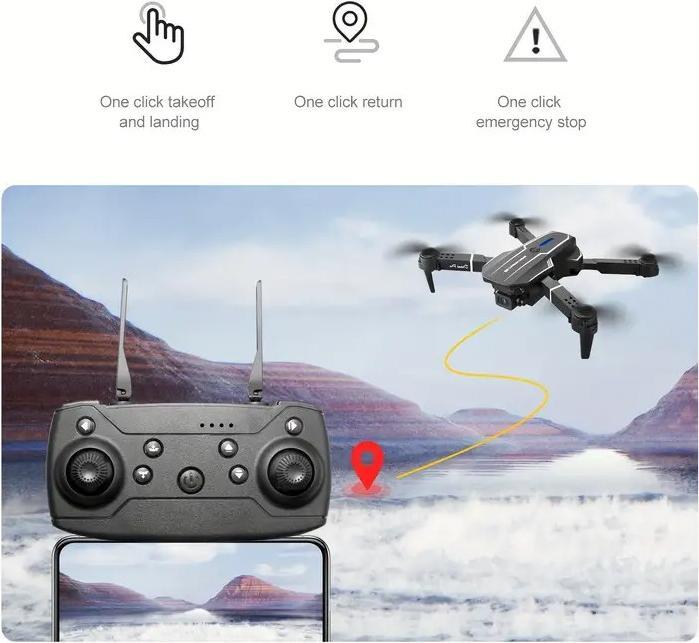 Produktbild Cbx Max Folding E88 Drohne Quadcopter mit Dualkamera (20 min)