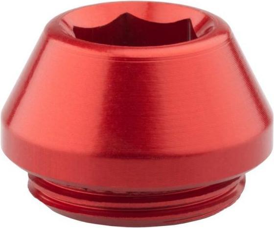 Wolf Tooth Thru Axle Button Slider for 12mm Thru Axle, red