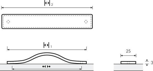 Actual product image Hettich furniture handles