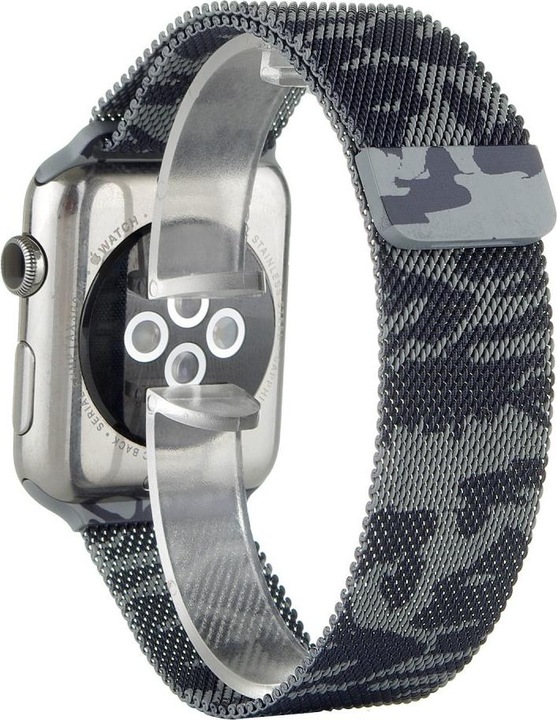 Produktbild Cover-Discount Milanaise Armband Camouflage (42 mm, Edelstahl, Apple Watch Series 1, Apple Watch Series 3, Apple Watch Series 2)