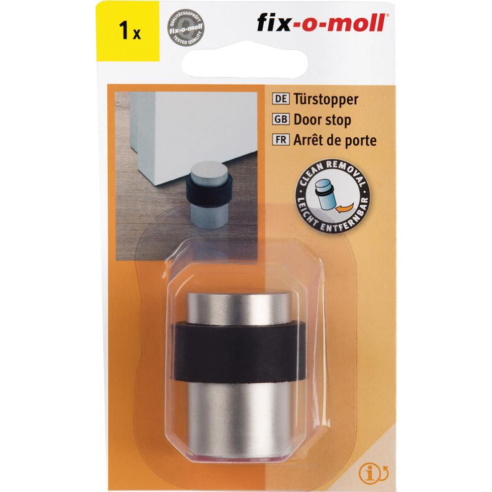 Magni, Türstopper, Türstopper Metall satiniert klebend 28/35mm x 43mm Rückstandsfrei entfernbar ohne Schrauben und Bohr