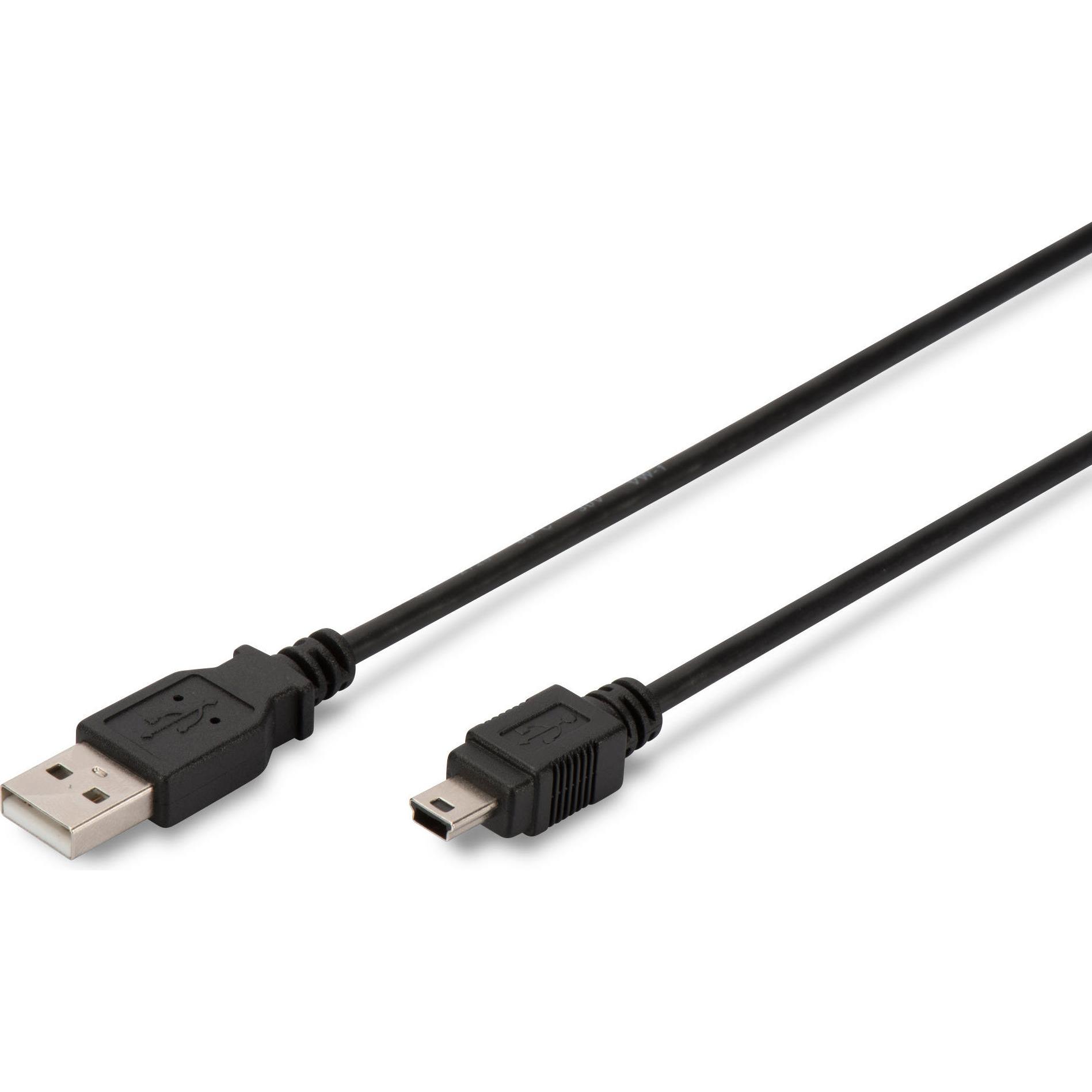 Digitus USB 2.0 Anschlusskabel (1.80 m, USB 2.0), USB Kabel