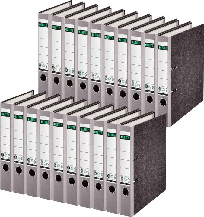 Produktbild Leitz Ordner 1080/1050, DIN A4, Rückenbreite 52 oder 80 mm (A4, 52 mm, 20 Stück)