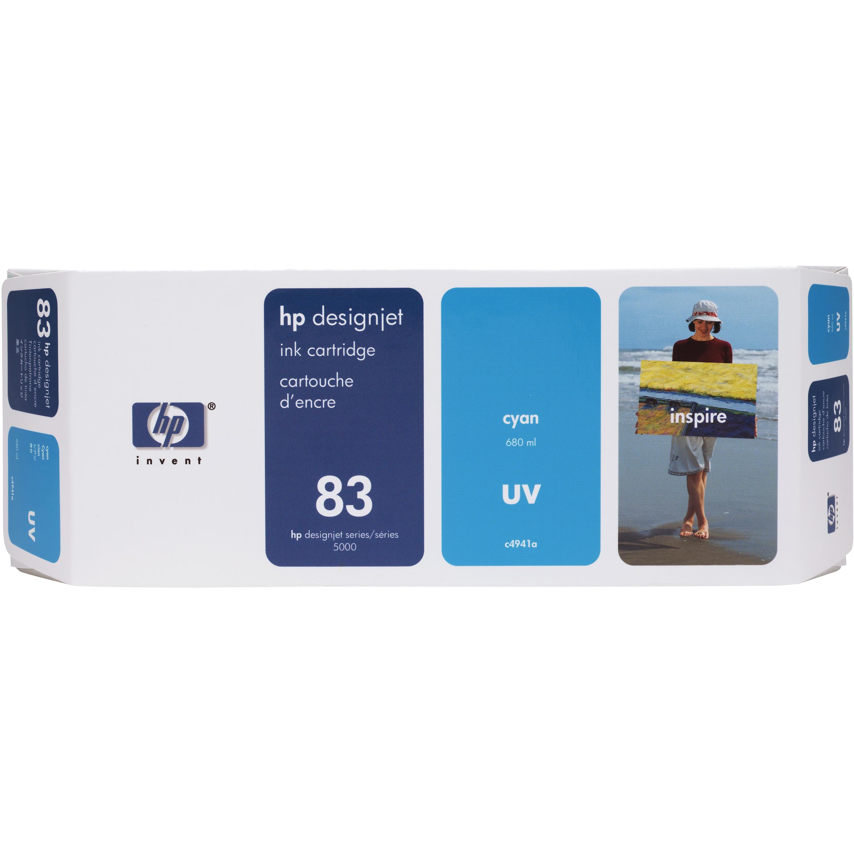 HP, Druckerpatrone, 83 Uv- (BK)