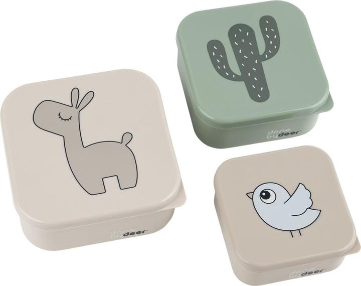 Produktbild Done by Deer Snackbox-Set Lalee Sand Mischung 3-er Pack