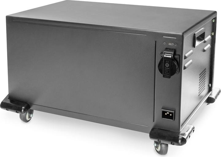 Digitus Armoire de recharge mobile, 14", USB-C, électr. PIN, 16 stations de charge, ventilateur, 384 x 550