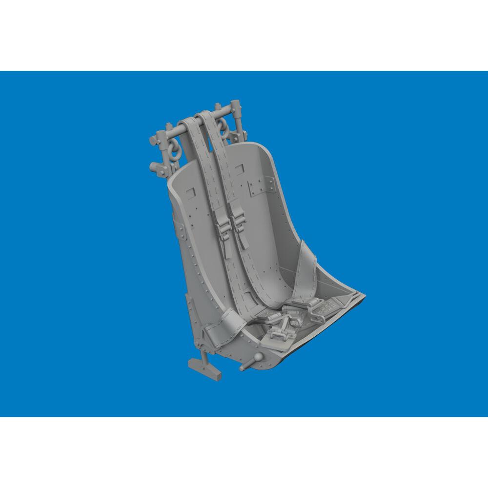 Eduard P-47D Razorback seat w/ intergral seat belts PRINT for Miniart