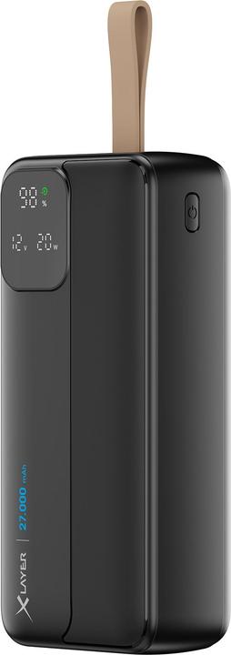 Produktbild Xlayer Rapid (27.000mAh) Powerbank schwarz (27000 mAh, 20 W, 99.90 Wh)