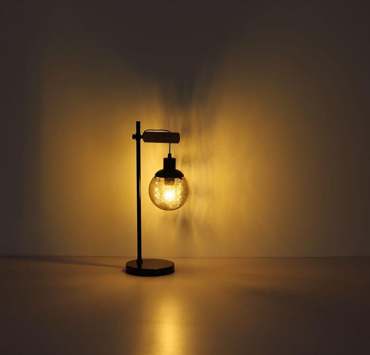 Actual product image Globo Wall lamp Richard black matt 1xE27 (E27)