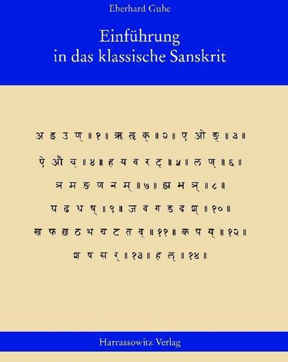 Produktbild Einführung in das klassische Sanskrit (Deutsch, Eberhard Guhe, 2013)