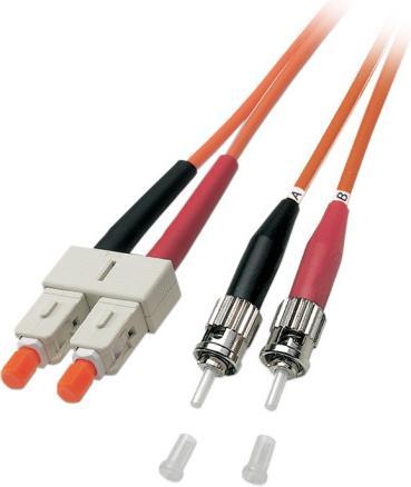 Produktbild EFB Elektronik Duplex Jumper ST/SC 62,5/125µ,0,5 Meter, ECOFIBER,OM1,LSZH (0.50 m)