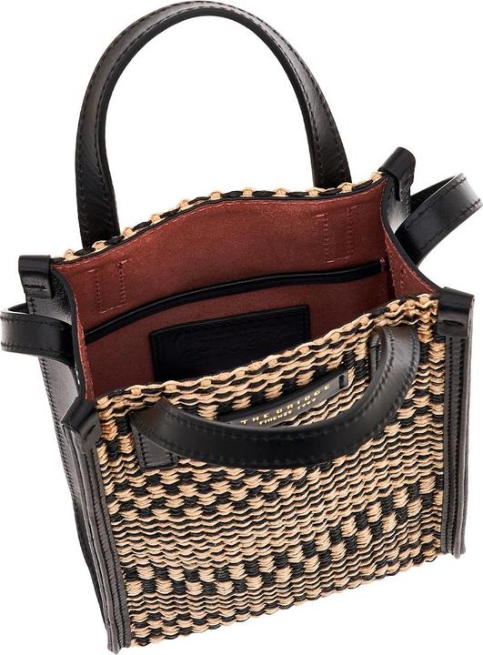 Immagine prodotto The Bridge Mirra - Borsa a tracolla in pelle/paglia, oro nero