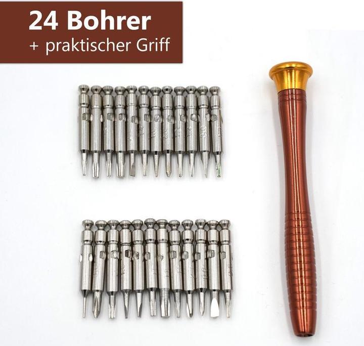 Actual product image Verk Group Magnetic screwdriver precision Phillips slotted Torx triangle set