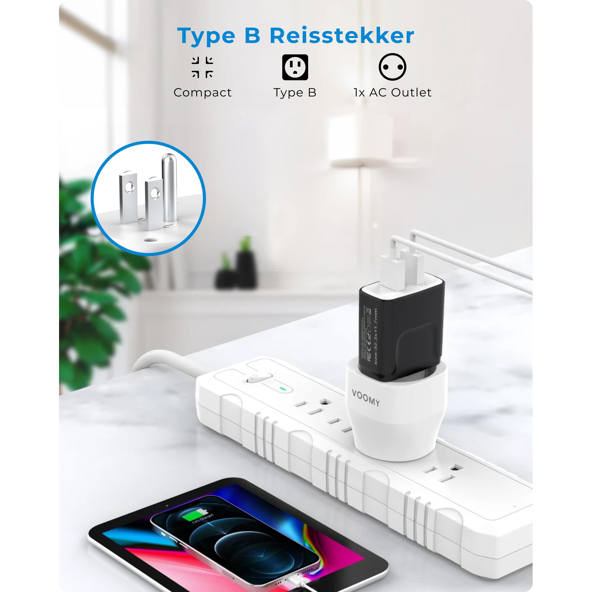 Thumbnail - Voomy, Reiseadapter, Travel Y501