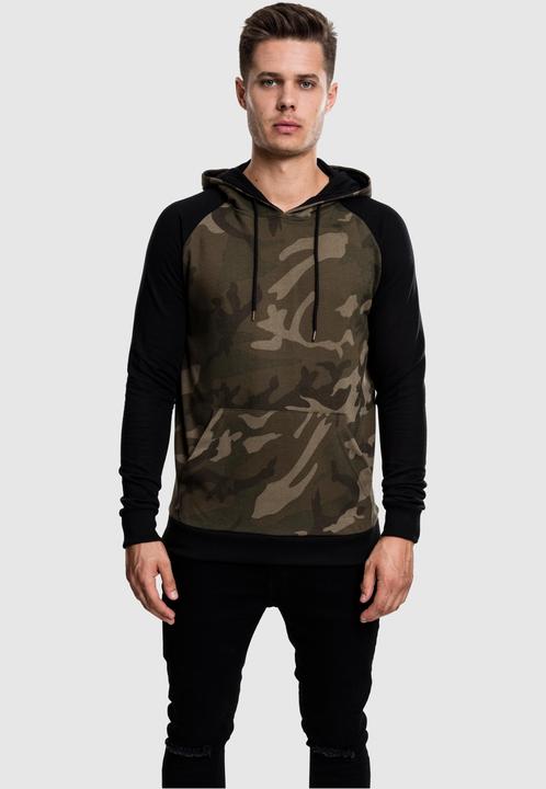 Immagine prodotto Urban Classics Felpa con cappuccio Camo Contrast Raglan (S)