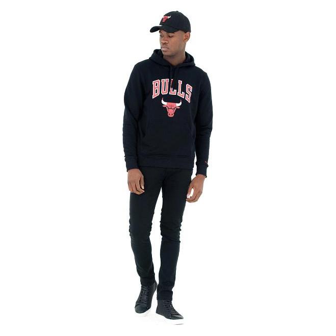 New Era, Herren, Pullover, Hoodie Chicago Bulls, Gelb, Rot, Schwarz, (M)