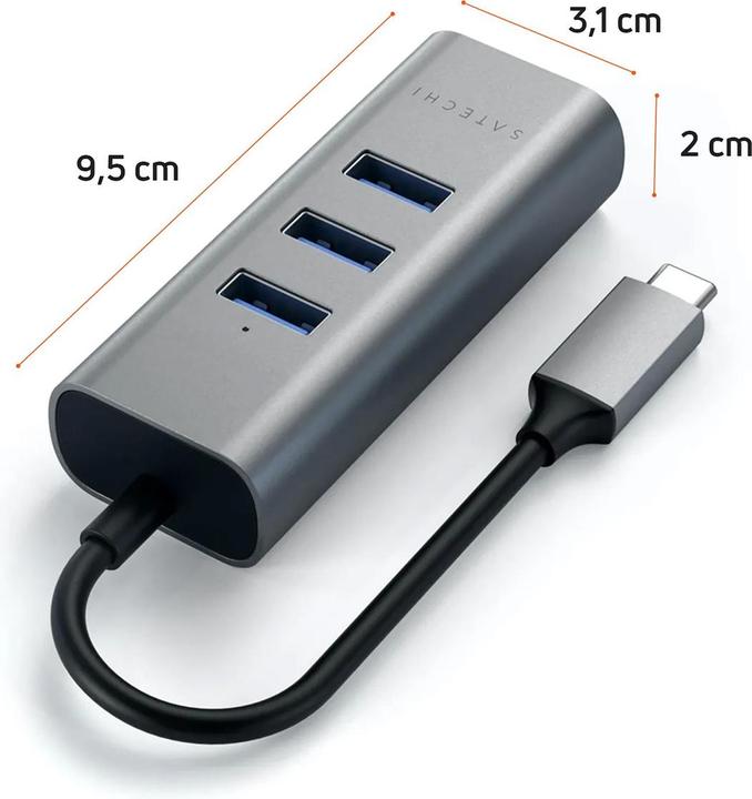 Immagine prodotto Satechi ST-TC2N1USB31AM (USB-C, 4 porte)