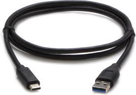 Actual product image Neutral USB cable USB-A - USB-C 1 m Black (1 m, USB 3.2 Gen 2)