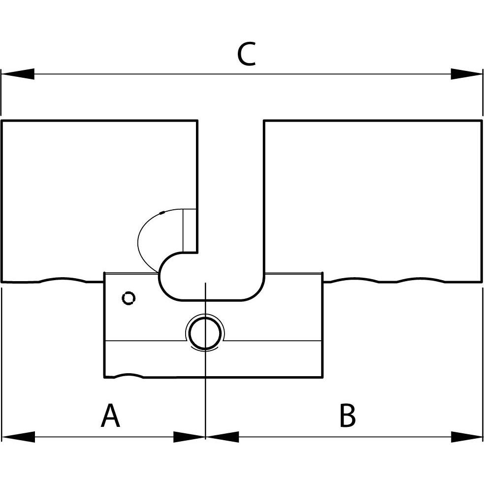 Thumbnail - Kaba, Türschloss + Schliesszylinder, Gehäuse Doppelzylinder RZ Modular Typ 2215 A-1