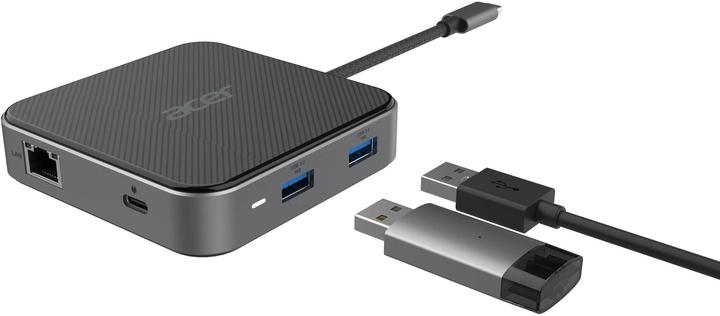 Actual product image Acer 7-in-1 USB 4 Dongle (USB-C, 7 ports)