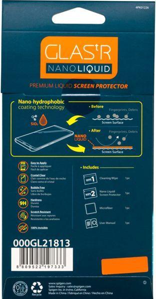 Actual product image Spigen Glass.tR Nano Liquid (1 Piece, Samsung Galaxy S9)