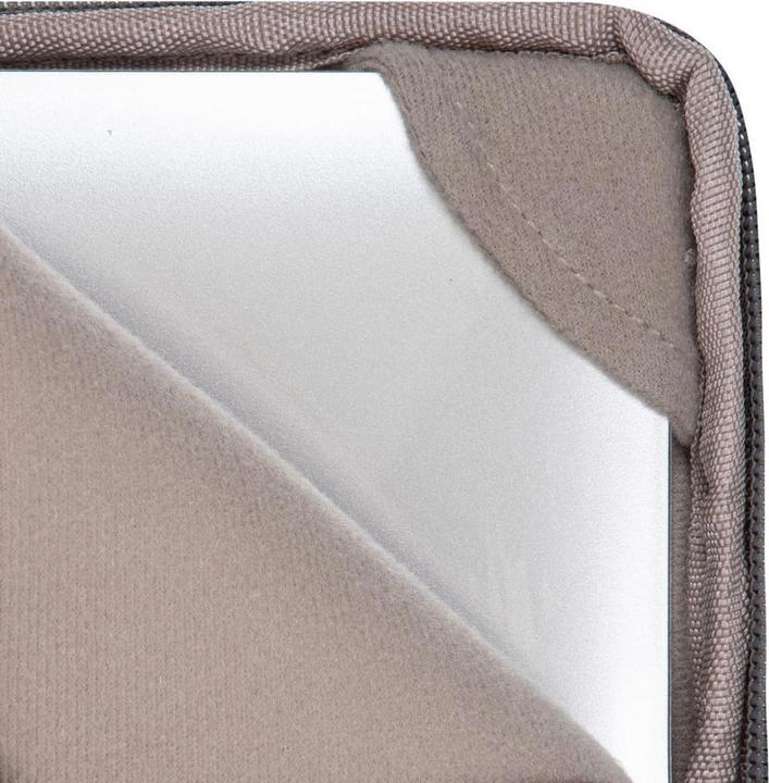 Produktbild Rivacase Laptop-Hülle mit Griffen, Hellgrau (13.30", Universal)