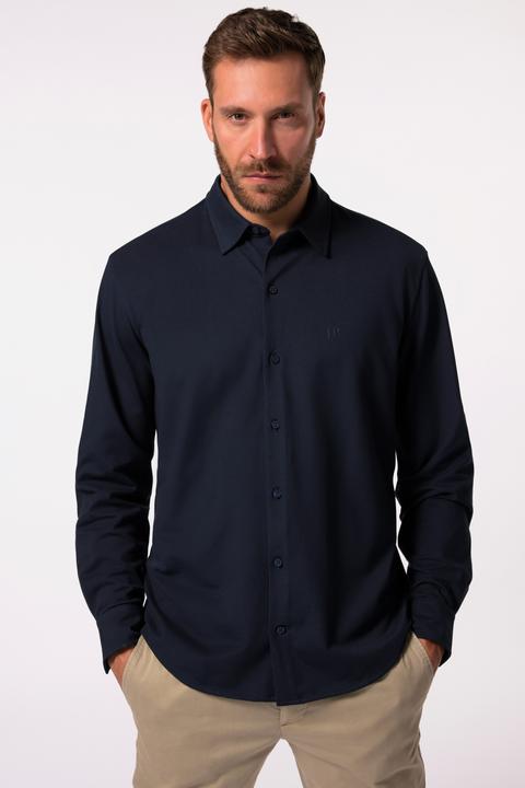 Produktbild JP1880 Hemd, Piqué, FLEXNAMIC®, Business, Langarm, Kent-Kragen, Modern Fit (7XL)