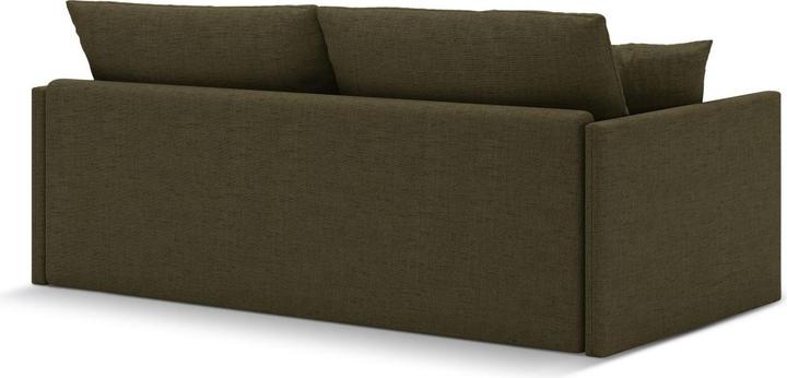 Actual product image Cosmopolitan Design Sofa With Bed Function, "Shannon", 3 Seats, Green, 209x94x87 Made in Europe (3-seater)