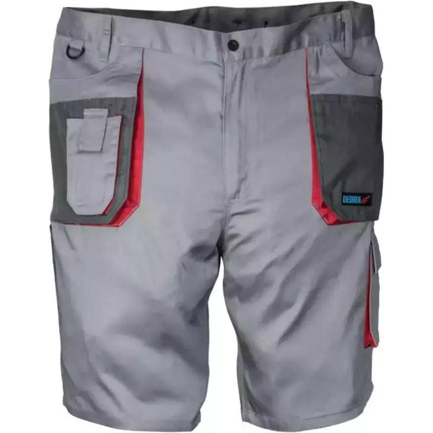 Thumbnail - Dedra, Arbeitshose, Comfort Line Schutzshorts grau 190g/m2 Grösse L (L)
