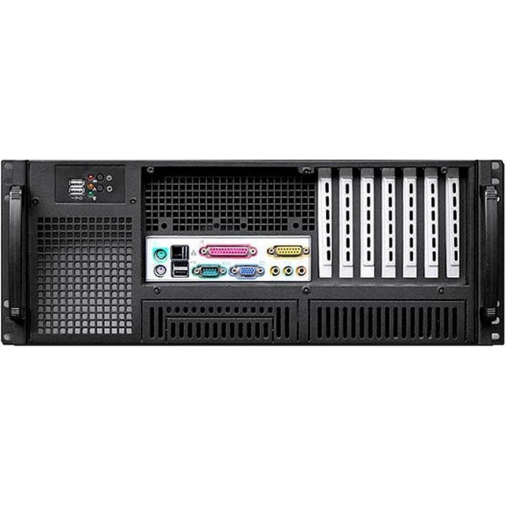 Thumbnail - Techly I-CASE MP-P4HX-BLK6 Computer-Gehäuse Rack (ATX), PC Gehäuse, Schwarz