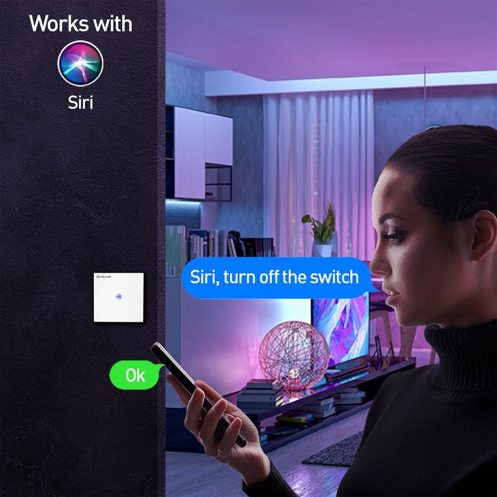 Immagine prodotto Tellur Interruttore WiFi intelligente, SS1N 1 porta 1800W 10A