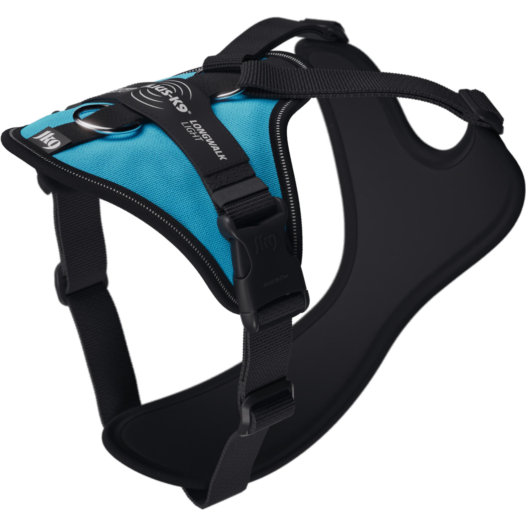 Comparer les prix de Julius-K9 K9 Longwalk light sele w/trackerpocket,Aquamarine,M (M, Chien, Promenade), Collier + laisse