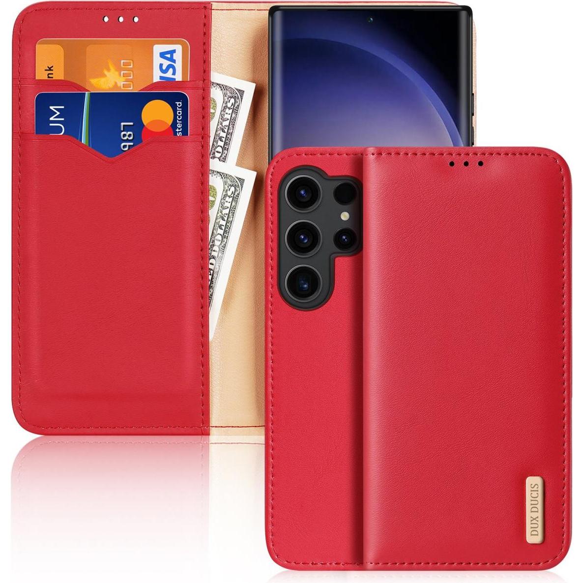 Dux Ducis Hivo Series (Samsung Galaxy S24 Ultra), Smartphone Hülle, Rot