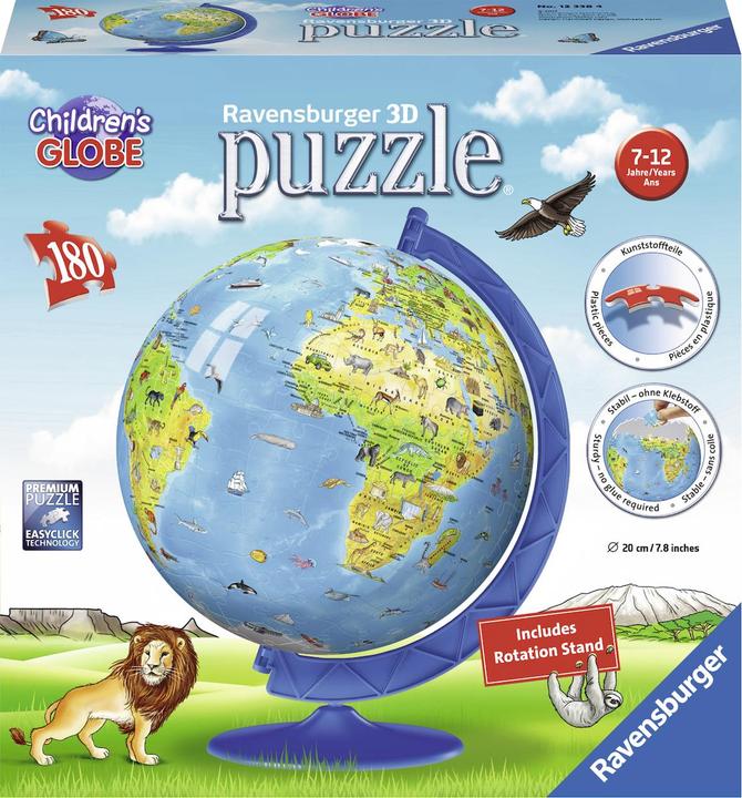 Immagine prodotto Ravensburger Globo 3D XXL per bambini (180 pezzi)
