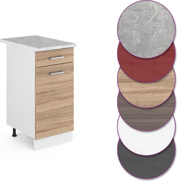 Actual product image Vicco Küchenunterschrank R-Line (40 x 60 x 81.5 cm)