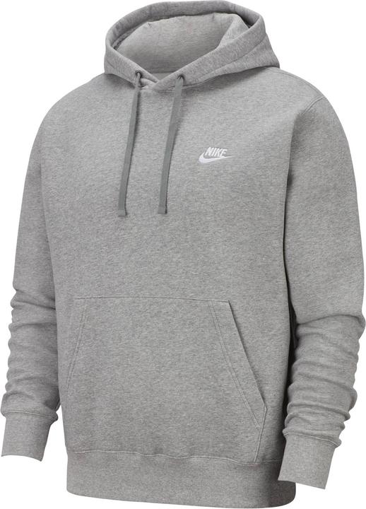 Produktbild Nike Herren M NSW Club Hoodie PO BB Sweatshirt, dk Grey Heather/Matte Silver, 2XL (XXL)