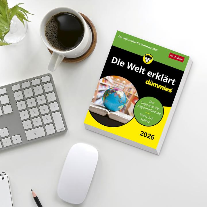 Immagine prodotto Harenberg Die Welt erklärt für Dummies Tagesabreisskalender 2026 (2026, Giornaliero)